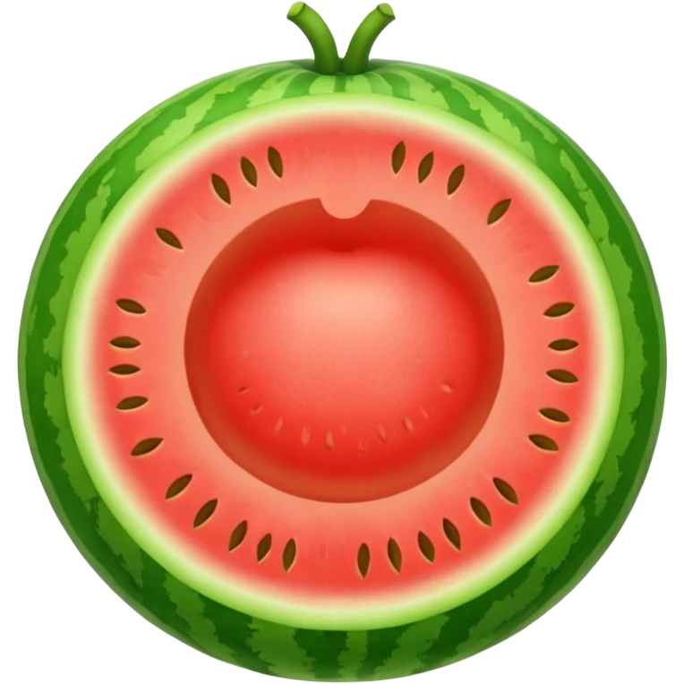Melon with a nipple emoji