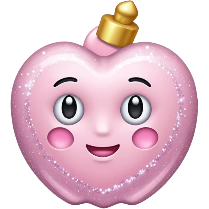  با تم صورتی کم رنگ با تزئینات اکلیلی emoji