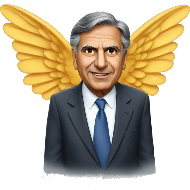 Ratan Tata with wings  emoji