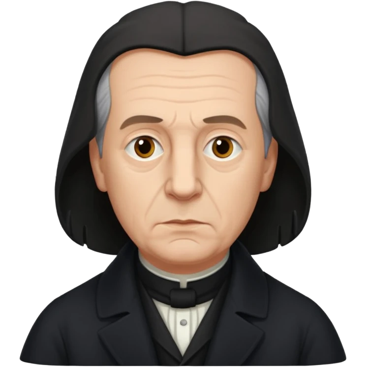 Johann Gottlieb Fichte philosopher three-quarter view emoji