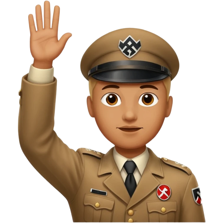 Nazi salute emoji