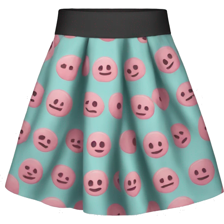 Sock hop skirt emoji
