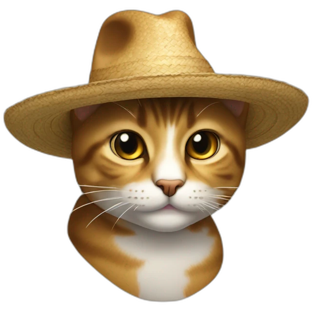 gato con sombrero emoji