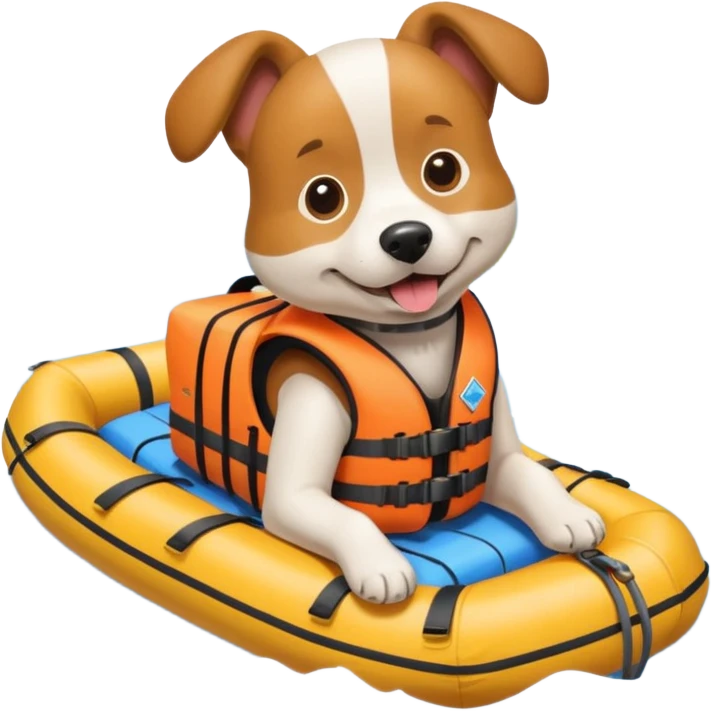 dog rafting emoji