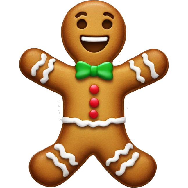 Gingerbread men emoji