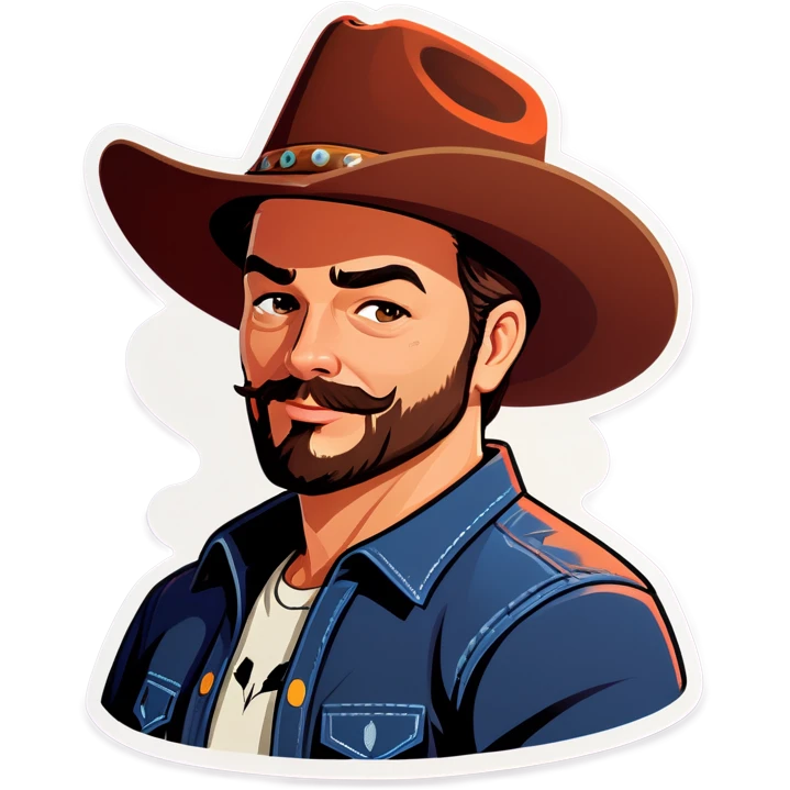 Me in cowboy hat emoji