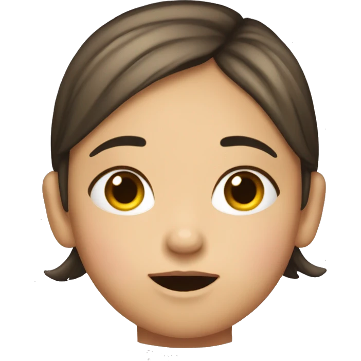 Niña durmiendo  emoji