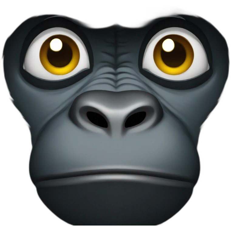 Gorilla sad emoji