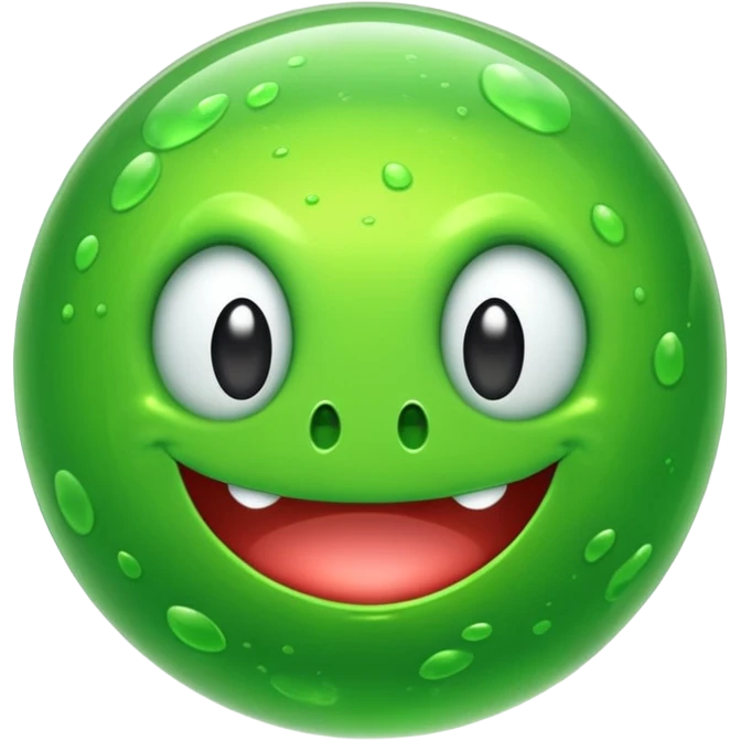 Slime en sphère emoji