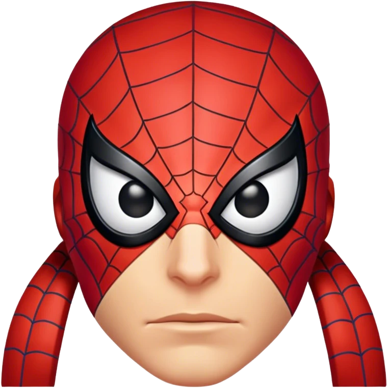 spiderman face emoji