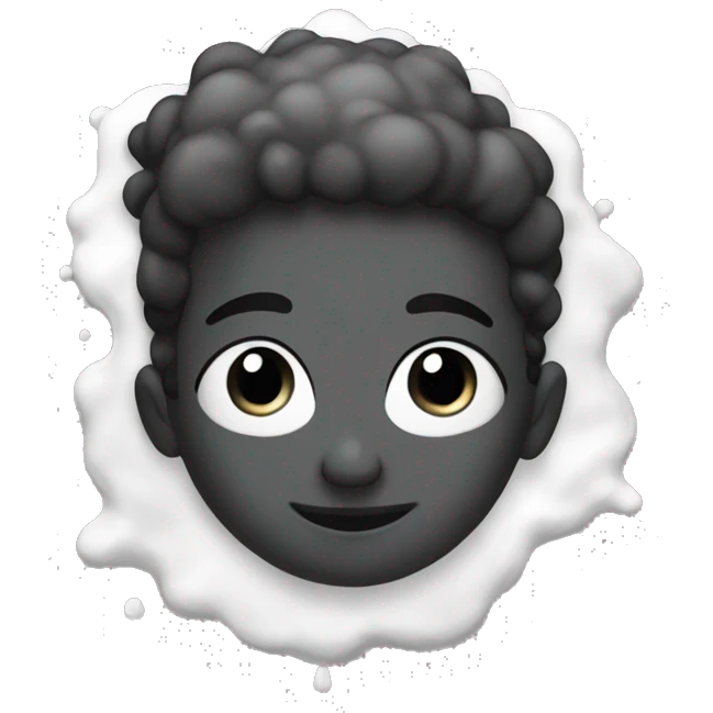 Puddle black and white  emoji