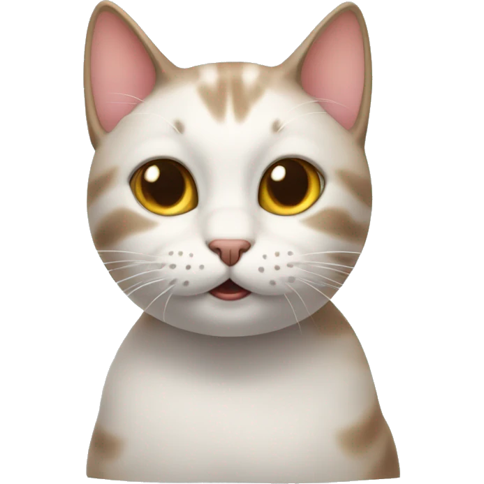 Cat blushing emoji