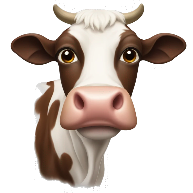 Shorthorn cow  emoji