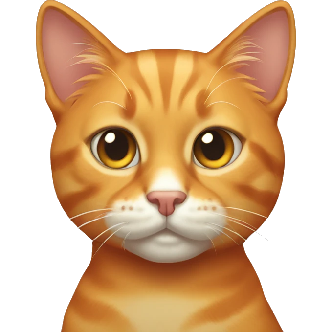 Buffed orange tabby cat emoji