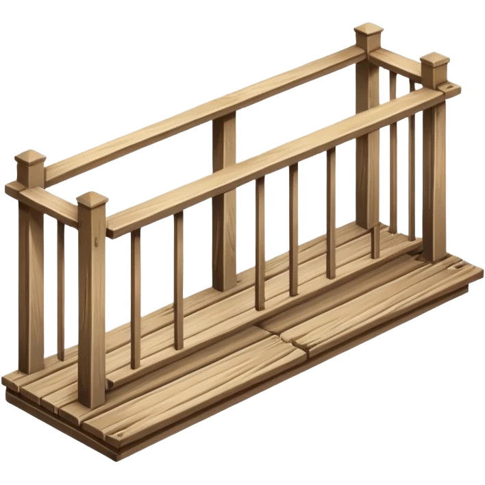 balcony made out of wood emoji