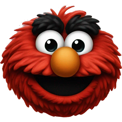 Elmo smiling emoji