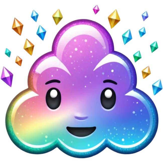 Glitter glitch  emoji