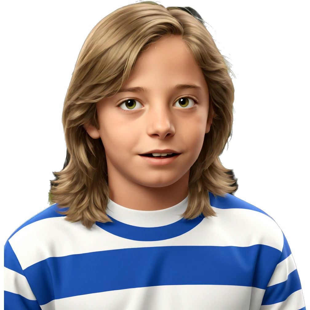 realistic portrait of a boy emoji