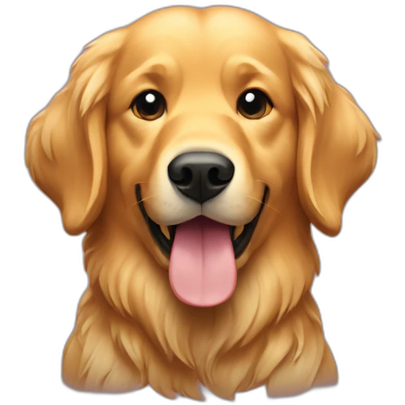 golden retriever beer emoji