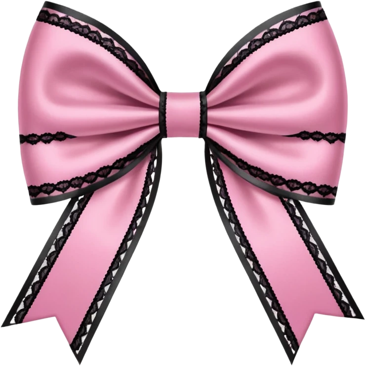 pink gothic bow emoji