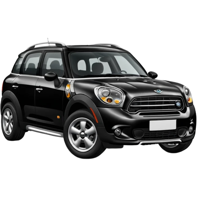 Black mini countryman emoji
