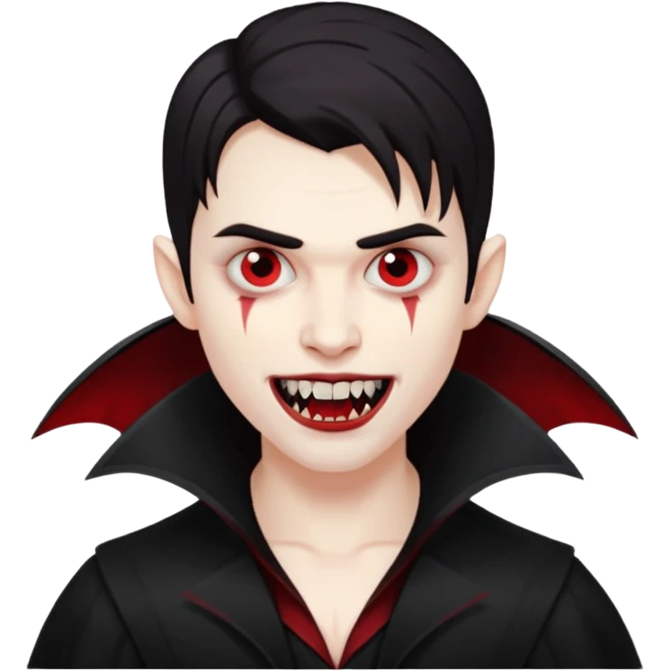 a picture of me as a vampire emoji