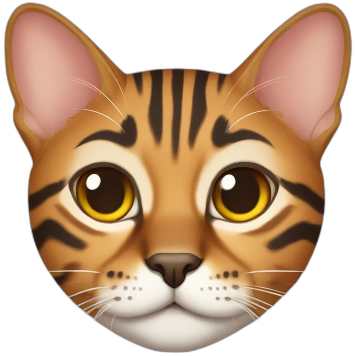 Bengal cat emoji
