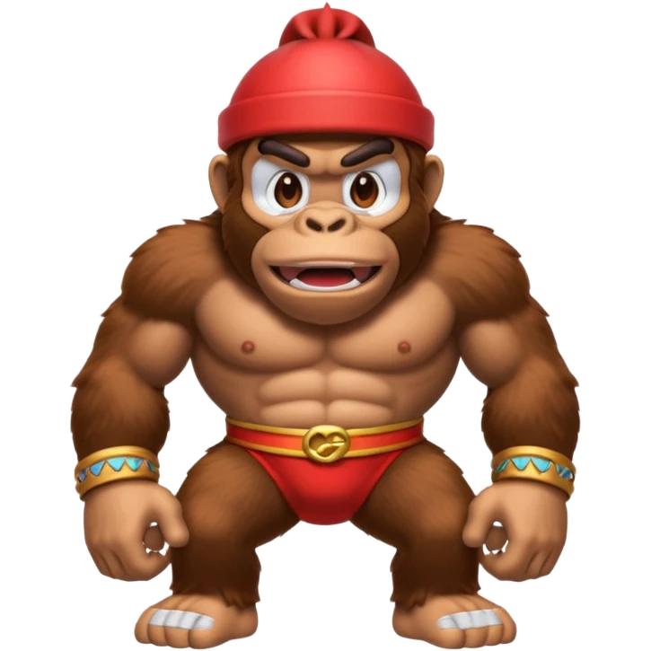 donkey kong making 👌 emoji