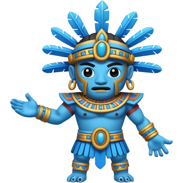 Tlaloc, Aztec god of rain emoji