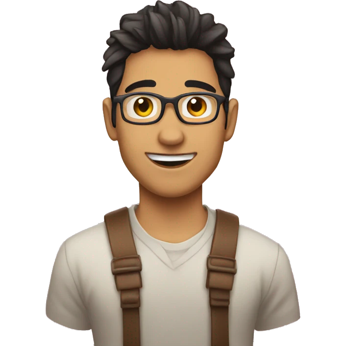 pfp moreno con aros y joven  emoji