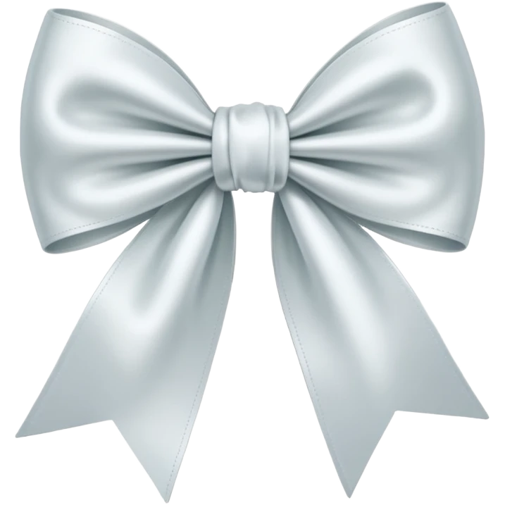 Moños blancos emoji