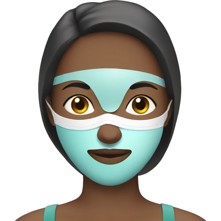 Face mask on women emoji