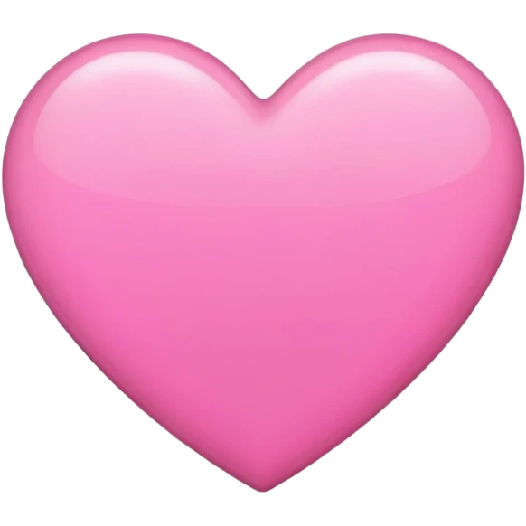 Pink heart sticker emoji
