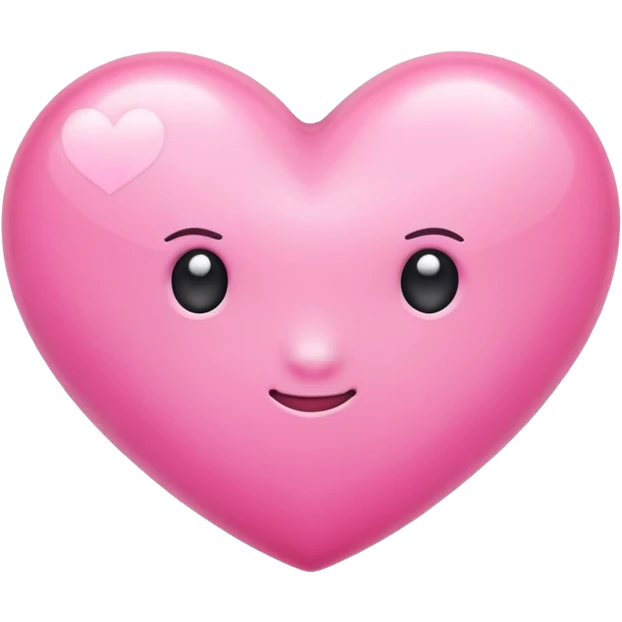 Pink heart cute  emoji