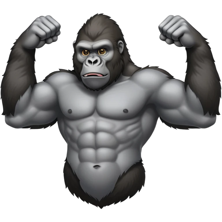 Gorilla with only arms emoji