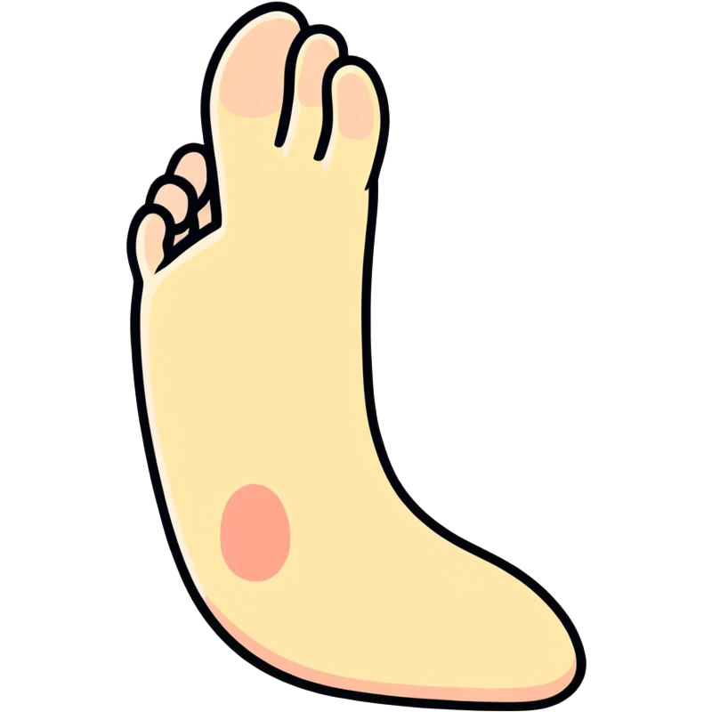 Foot with middle finger emoji