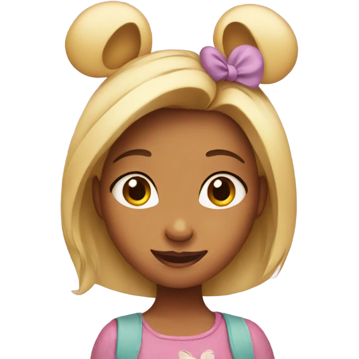 Girl with Disney ears  emoji