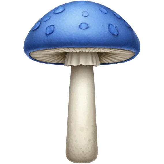 blue mushroom emoji