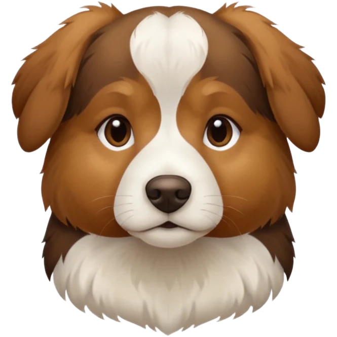 Chien Épagneul breton assis  emoji