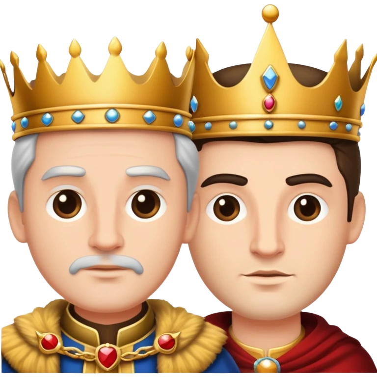 King with man emoji