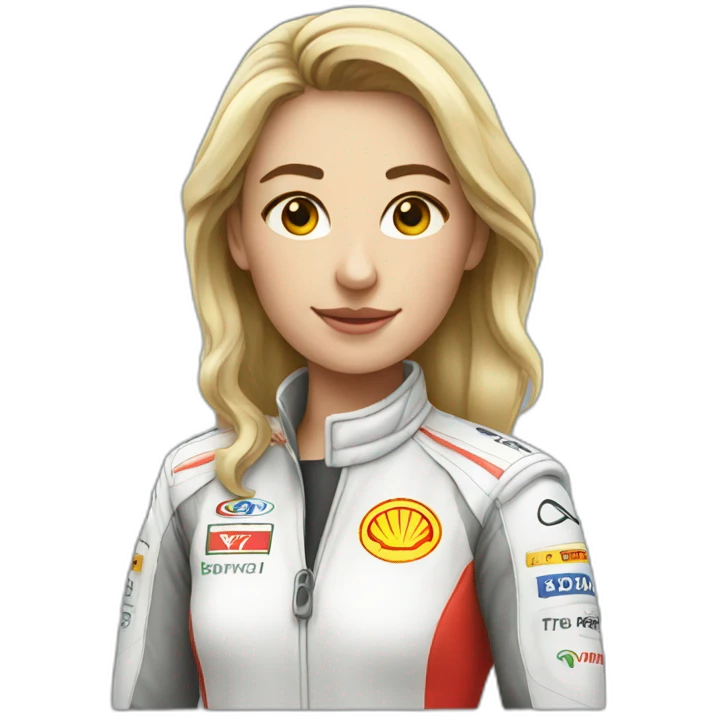 f1 female driver emoji