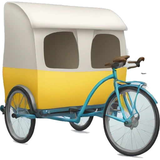 bicycle trailer emoji
