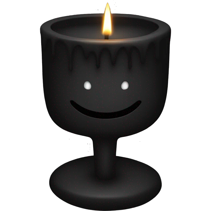 Black candle emoji