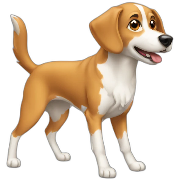Run dog emoji