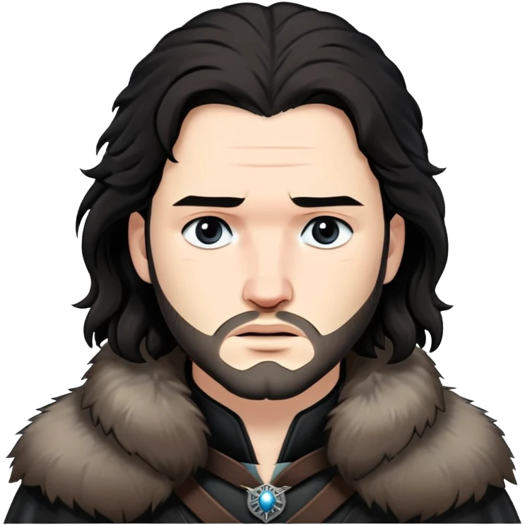 Game of Thrones jon snow emoji