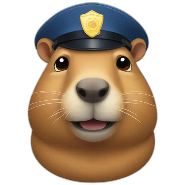 capybara police emoji
