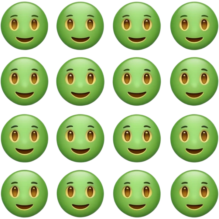 ❌ change the emoji color from red to green color emoji