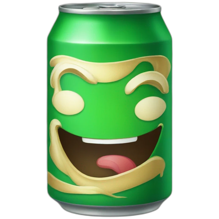 Green can drink emoji