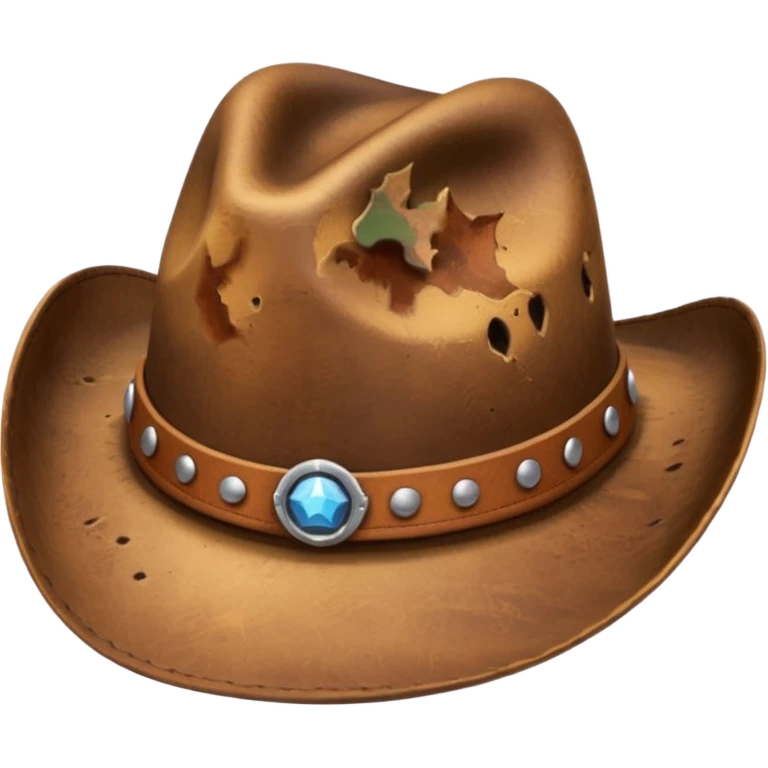 Cow boy hat emoji