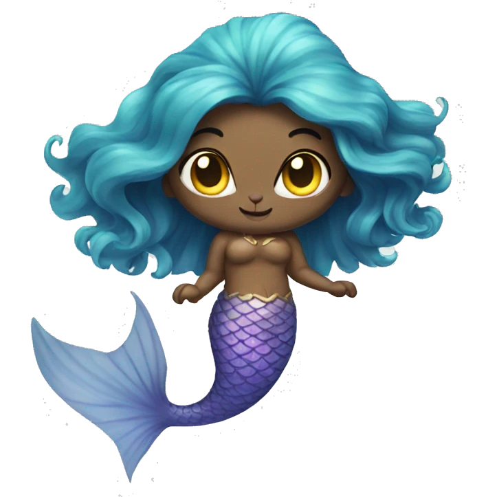 Cat mermaid emoji